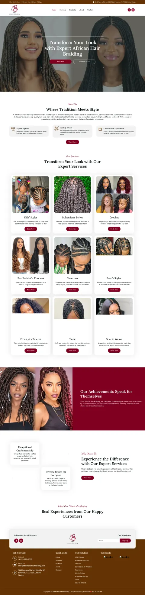88 African Hair Braiding