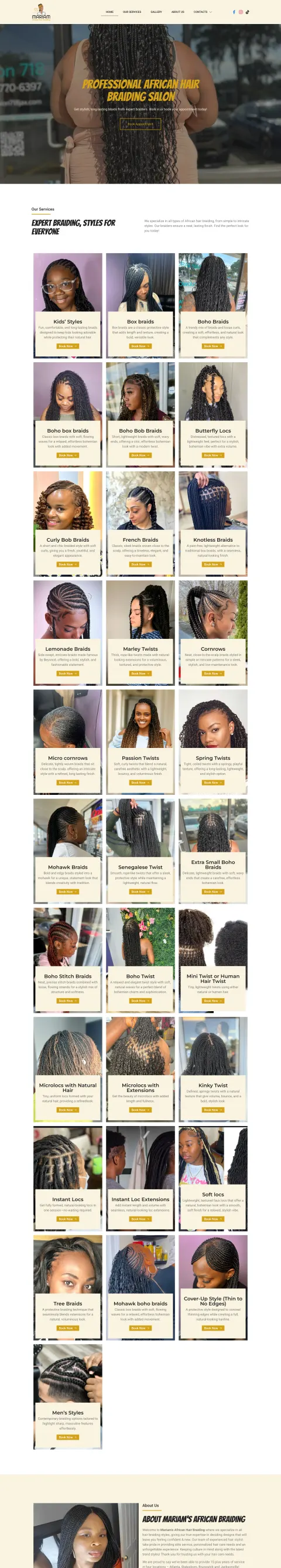 Mariams African Hair Braiding